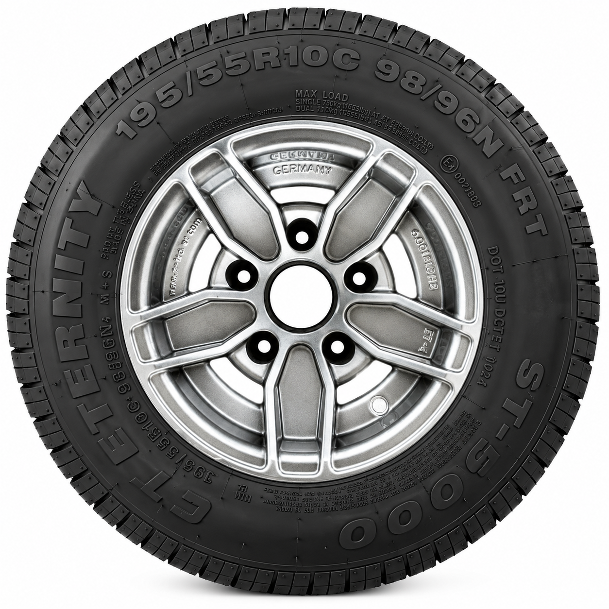 Z-TRAILER 6Jx10 H2 ET-4 alloy wheel with ETERNITY tyre